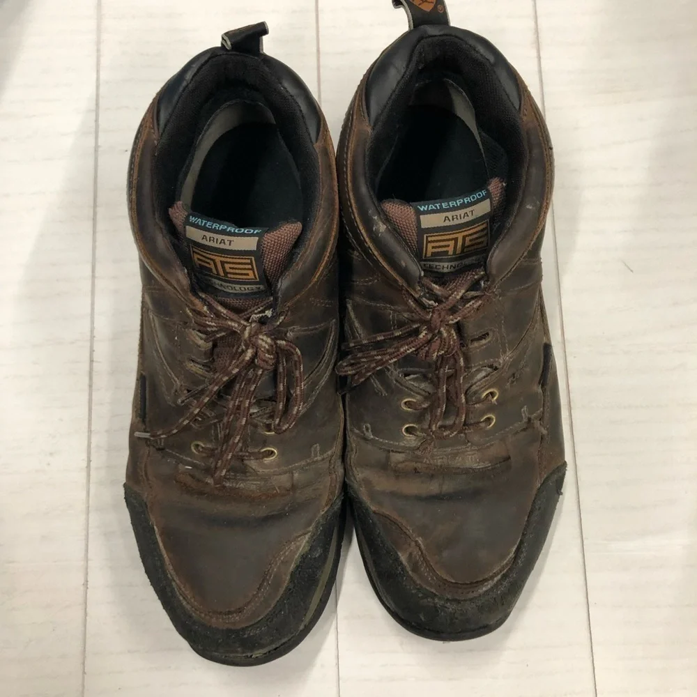 Ariat Men’s‎ Terrain Waterproof Hiking Boots Distressed Brown Size 11.5D